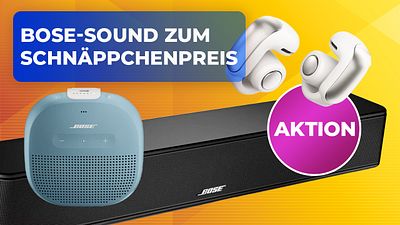bild aus der news Starker Bose-Sound zum kleinen Preis: So günstig sind Kopfhörer, Soundbar und Co. in der Bose Marken Woche bei Amazon