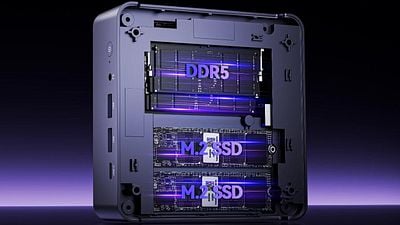 bild aus der news DDR5-RAM, bis zu 4,9 GHz und über 20 % Rabatt: Dieser Mini-PC hat es faustdick hinter den Ohren