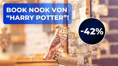 bild aus der news Weihnachten wird magisch! Das reduzierte Revell Book Nook von "Harry Potter" bringt die Winkelgasse zu euch nach Hause