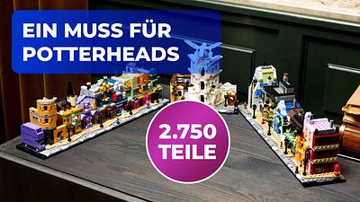 bild aus der news Nichts für Muggel: Die brandneue Winkelgasse von LEGO ist ein Muss für alle "Harry Potter"-Fans – fast 3.000 Teile