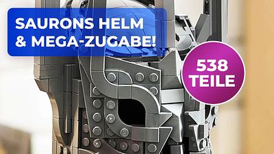 bild aus der news Der erste LEGO-Helm von "Herr der Ringe" ist da – und kommt mit einer faustdicken Überraschung
