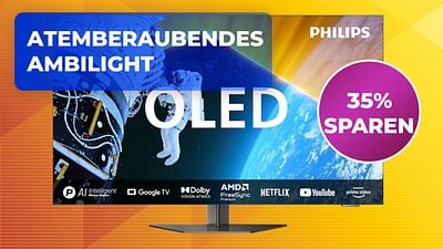 bild aus der news OLED-Kracher von Philips! Mit diesem Ambilight-TV genießt ihr grandioses Kinofeeling inklusive Dolby Vision & Atmos 35 Prozent günstiger