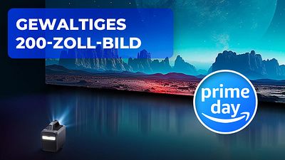 bild aus der news Gigantische 200 Zoll: Dieser Outdoor-Beamer haut euch von den Socken – der Rabatt zum Prime Day 2025 ebenso!