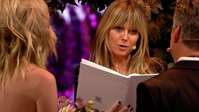 bild aus der news Kuriose Promi-Hochzeiten im TV: Eine Braut machte Heidi Klum zur Priesterin