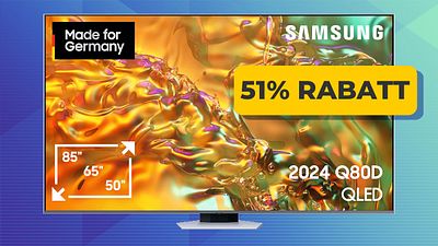 bild aus der news Der beste Samsung 4K QLED TV zum absoluten Witzpreis: Ultra-Fernseher so günstig, das ist quasi alternativlos!