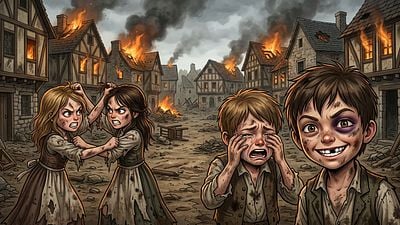 bild aus der news Psychologisches Experiment: TV-Sender lässt Jungen und Mädchen ohne Erwachsene allein in einem Dorf