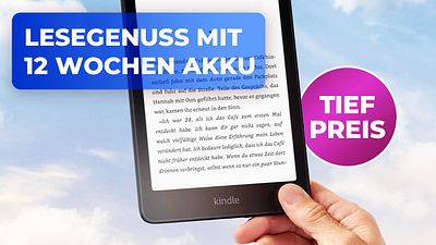 bild aus der news Schon vor dem Prime Day sparen: Kindle mit bis zu 12 Wochen Akku und 16 GB Speicher im günstigen Angebot