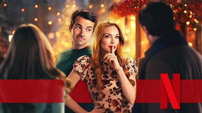bild aus der news Lindsay Lohan ist high in der Kirche: Turbulenter Netflix-Trailer zur Weihnachts-RomCom "Our Little Secret"
