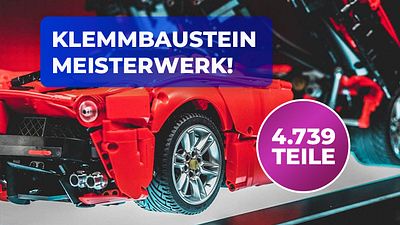 bild aus der news Über 4.700 Teile, funktionierendes 8-Gang-Getriebe & Beleuchtung: Dieses CaDa-Supercar hat LEGO Technic einiges voraus!