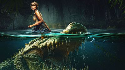 bild aus der news Den Flugzeugabsturz haben sie überlebt – doch dann kamen Alligatoren! Trailer zum brutalen Tier-Horror "The Bayou"