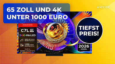 bild aus der news Dieser 65-Zoll-TV macht euer Wohnzimmer zum Heimkino – und jetzt gibt es ihn zum Tiefstpreis