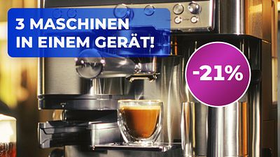 bild aus der news Ninja revolutioniert Kaffeevollautomaten: Siebträger, Filterkaffee und Cold Brew in einem Gerät – jetzt günstig bei Amazon!