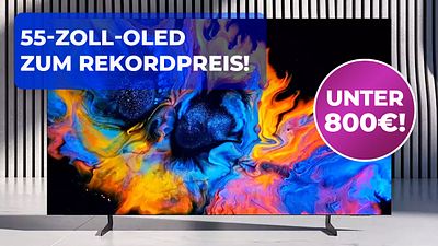 bild aus der news Der günstigste OLED-TV aller Zeiten! Samsung S85D in 55 Zoll mit doppeltem Rabatt bei MediaMarkt schnappen