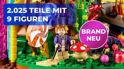 bild aus der news LEGO lässt Filmherzen höherschlagen: Jetzt "Charlie und die Schokoladenfabrik" als detailreiches Sammlerstück entdecken