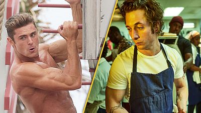 bild aus der news Zac Efron und "The Bear"-Star Jeremy Allen White zeigen ihre Muskeln als Profi-Wrestler auf neuem Bild zu "The Iron Claw"