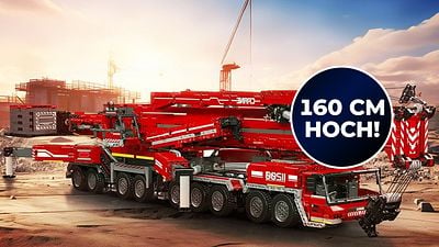 bild aus der news 8500+ Teile vom LEGO-Konkurrenten: Dieser Schwerlastkran ist ein echtes Schwergewicht