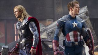 bild aus der news "The Avengers": Thor und Captain America kämpfen gemeinsam in neuem Clip