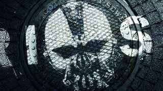 Bedrohlich: Bane und seine Armee im coolen Poster zu "The Dark Knight Rises"