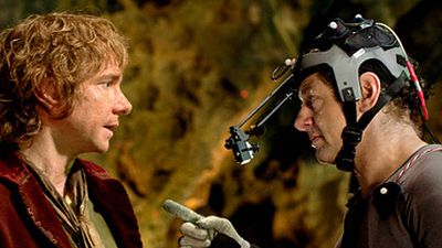 bild aus der news "Der Hobbit": Neue Bilder von Andy Serkis und seinem Alter Ego 'Gollum'