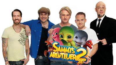 Der Graf von Unheilig, Detlev Buck und Axel Stein als Synchronsprecher für "Sammys Abenteuer 2"