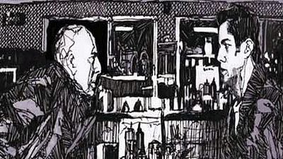 bild aus der news Abgefahrener Trailer zu "Looper": Bruce Willis und Joseph Gordon-Levitt als Cartoon-Figuren