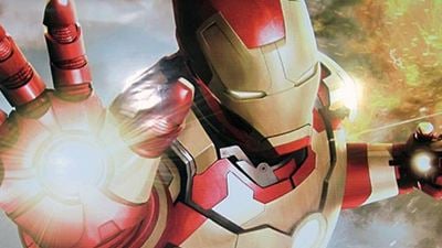 Promo-Poster zu Marvels "Iron Man 3" mit neuem Metall-Anzug in Aktion