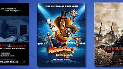 Deutsche Charts: "Paranormal Activity 4" ganz vorne, "Agent Ranjid rettet die Welt" neu auf Platz vier