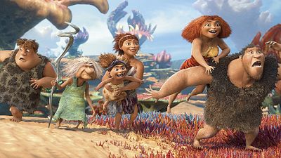 bild aus der news Lasst euch abschlabbern: Animiertes Poster zum Steinzeitabenteuer "The Croods" mit Nicolas Cage