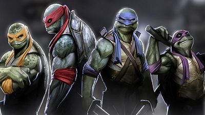 bild aus der news "Ninja Turtles": Alle vier Krötenpanzer sind mit Jungstars bemannt