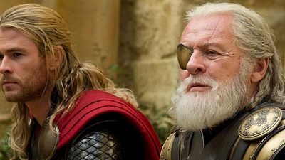 bild aus der news "Thor 2: The Dark Kingdom": Göttliches Bild von Chris Hemsworth und Anthony Hopkins + vier künstlerische Poster