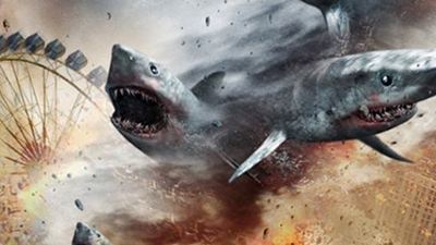 Haie im Sturm: Ziemlich abgefahrener Trailer zum The-Asylum-Film "Sharknado" mit Tara Reid