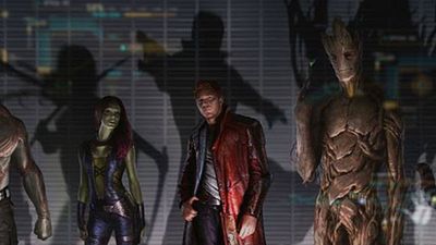 bild aus der news "Guardians Of The Galaxy": Erste Bilder von farbenfrohen Aliens und Glenn Close als außerirdische Nova Prime
