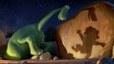 Ein Mensch als Haustier: Erstes Teaser-Poster zum neuen Pixar-Film "The Good Dinosaur"