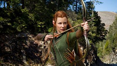 bild aus der news Evangeline Lilly als draufgängerische Elbin Tauriel im neuen TV-Spot zu "Der Hobbit: Smaugs Einöde"