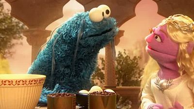 bild aus der news Zum Kinostart von "Der Hobbit: Smaugs Einöde" parodiert die Sesamstraße "Herr der Ringe": Krümelmonster im Kampf mit sich selbst