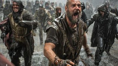 Russell Crowe, Jennifer Connelly und Emma Watson werden nass auf neuem Poster zu Darren Aronofskys Bibel-Epos "Noah"