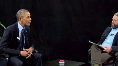 Anschauen: Barack Obama bei "Between Two Ferns" von "Hangover"-Star Zach Galifianakis