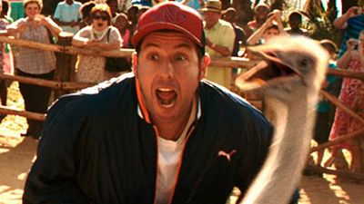 bild aus der news Adam Sandler, eine Afrika-Reise, ein Strauß und Drew Barrymore im neuen deutschen Trailer zu "Urlaubsreif"