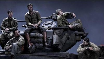 Bilder: Brad Pitt als "Wardaddy" im Panzer-Kriegsfilm "Fury" von David Ayer