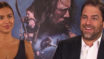 bild aus der news Ja, die Freundin von Cristiano Ronaldo spielt auch mit: Irina Shayk und Regisseur Brett Ratner im exklusiven FILMSTARTS-Interview zu "Hercules"
