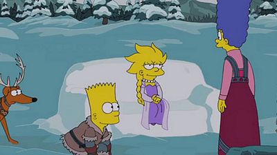 bild aus der news Eiskalt in Springfield: Der neue "Die Eiskönigin"-Couchgag der "Simpsons"
