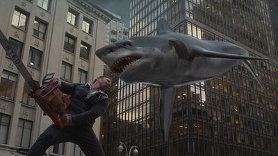 bild aus der news "Sharknado 3": Tara Reid und Ian Zierung für Fortsetzung der Trash-Sensation über fliegende Haie bestätigt