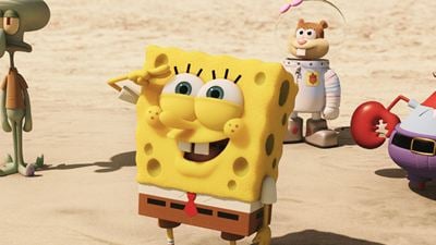 SpongeBob höchstpersönlich grüßt die FILMSTARTS-Fans im exklusiven Aufsa(u)ger zu "SpongeBob Schwammkopf 3D"