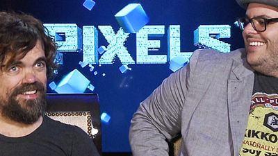 Das Essensgeld ging für Videospiele drauf: FILMSTARTS-Interview zu "Pixels"“ mit Adam Sandler, Peter Dinklage und Josh Gad 