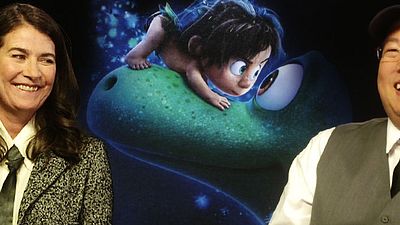 bild aus der news "Wir haben auch ein Easter Egg zu 'Findet Dory' versteckt": Das FILMSTARTS-Interview zum Dino-Abenteuer "Arlo & Spot“ mit Regisseur Peter Sohn und Produzentin Denise Ream.