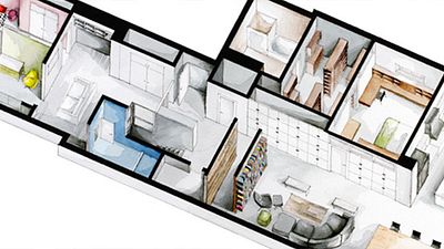 bild aus der news Kunstprojekt: In welches dieser sechs Film-Apartments würdet ihr am liebsten einziehen?