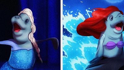 bild aus der news Der Fan-Art-Wahnsinn nimmt kein Ende: Disney-Prinzessinnen als Seekühe [Bildergalerie]