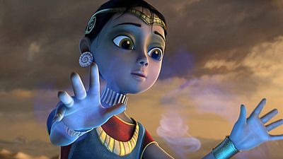 bild aus der news "Savva - Ein Held rettet die Welt": Ein heldenhafter Knabe und weiße Wölfe in der deutschen Trailerpremiere zum Animationsfilm