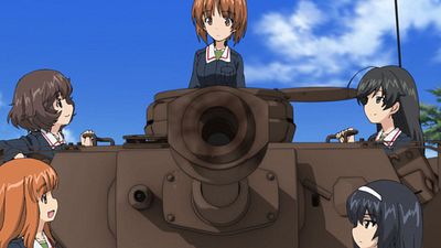 bild aus der news "Girls und Panzer – Der Film": Deutscher Trailer zum Anime über Mädchen, die aus allen Rohren ballern