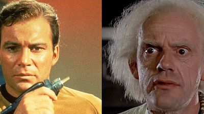 bild aus der news "Zurück in die Zukunft" trifft "Star Trek": Christopher Lloyd erlebt gemeinsam mit William Shatner einen "Senior Moment"